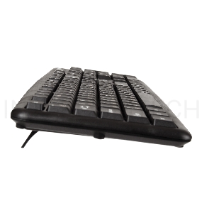 Клавиатура ExeGate EX263906RUS LY-331L, <USB, шнур 2м, черная,  104кл, Enter большой>, Color box