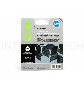 Картридж струйный Cactus CS-C9364 черный для №129 HP 8053/8753/5943/2573 DeskJet 5900 series (18ml)