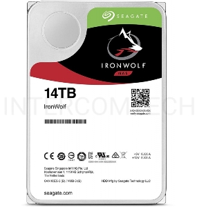 Жесткий диск Seagate Original SATA-III 14Tb ST14000VN0008 Ironwolf (7200rpm) 256Mb 3.5