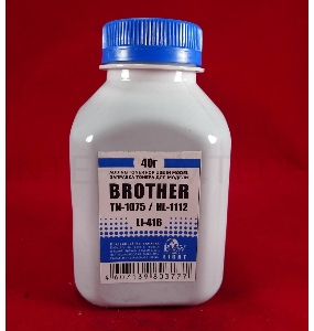 Тонер Brother TN 1075/1070/1060/1050/1040/1030/1020/1010/1000 HL-1112/1110/1111/1118 (фл,40г) B&W Light фас. Россия