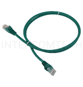 Патч-корд LANMASTER LSZH UTP кат.5e, 5.0 м, зеленый