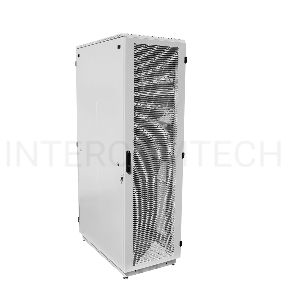 Шкаф телекоммуникационный напольный 42U (600x600) дверь перфорированная 2 шт.