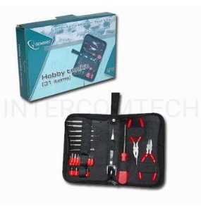 Монтажный инcтрумент Gembird TK-HOBBY(C) Набор инструментов (31 предмет)