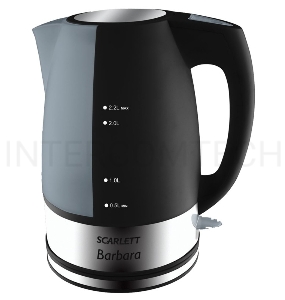 Чайник электрический Scarlett SC-1020 2.2л. 2200Вт черный (корпус: пластик)