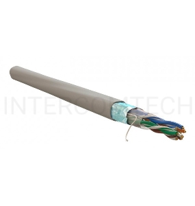 Кабель информационный WRline WR-FTP-4P-C5E-LSZH-GY кат.5E F/UTP 4X2X24AWG LSZH внутренний 305м серый