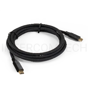 Кабель для зарядки ExeGate EX-CCP-USB3.1-CMCM2-1.8 (USB Type Cm/Cm, Gen.2, 10Gbit/s, 5A, 100W, 1,8м)
