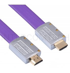 Кабель аудио-видео Buro HDMI (m)/HDMI (m) 5м. черный (HDMI 19M-19M V1.4 FL)