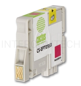 Картридж струйный Cactus CS-EPT0553 пурпурный для Epson Stylus RX520/Stylus Photo R240 (10ml)