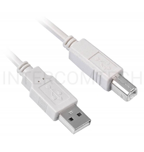 Кабель USB2.0 Buro USB A (m)/USB B (m) 5м феррит.кольца
