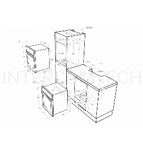 Духовой шкаф Газовый Maunfeld MGOG 673B черный, встраиваемый