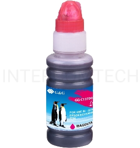 Чернила G&G GG-C13T00R340 пурпурный70мл для Epson EcoTank 7700/7750