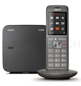 Р/Телефон Dect Gigaset CL660A черный автооветчик АОН