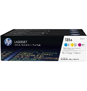 Тонер-картридж комплект HP 131A U0SL1AM голубой/пурпурный/желтый для HP LJ Pro 200/Color M251/M251n/M25 (3 х 1800стр.)