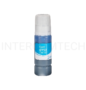 Чернила Sakura M0H54AE (№GT52 Cyan) для HP, голубой, 70 мл., 8000 к.