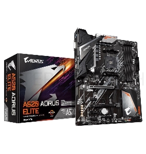 Материнская плата Gigabyte A520 AORUS ELITE (V1.2) Soc-AM4 4xDDR4 ATX AC`97 8ch(7.1) GbLAN RAID+DVI+HDMI