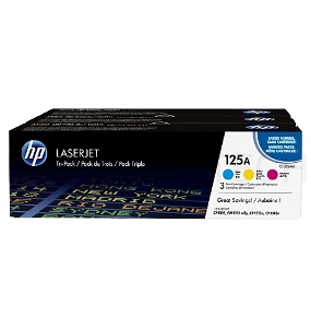 Тонер-картридж комплект HP CF373AM голубой/пурпурный/желтый для CLJ CP1215/1515 3 х 1400стр.