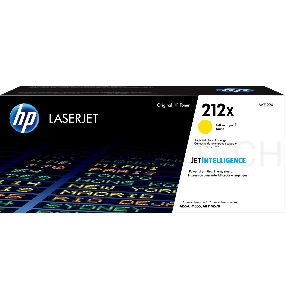 Картридж Cartridge HP 212X для CLJ Enterprise M554/M555/M578 , желтый ( 10 000 стр.)