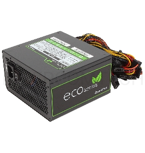 Блок питания  Chieftec 600W Retail GPE-600S [Eco] ATX v.2.3, КПД > 85%, A.PFC, 2x PCI-E (6+2-Pin), 6x SATA, 2x MOLEX, 8 Pin EPS (4+4), Fan 12cm