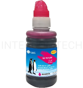 Чернила G&G GG-T6733M пурпурный100мл для Epson L800, L805, L810, L850