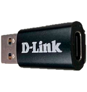 Адаптер USB D-LINK DUB-1310/B1A, USB 3.0 A(m) - USB Type-C (f), черный