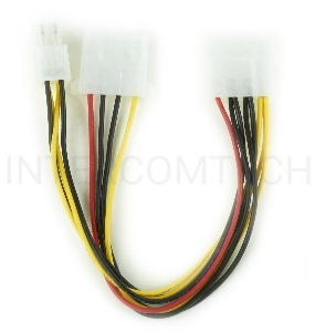 Разветвитель питания Cablexpert CC-PSU-4, Molex->Molex + ATX 4 пин
