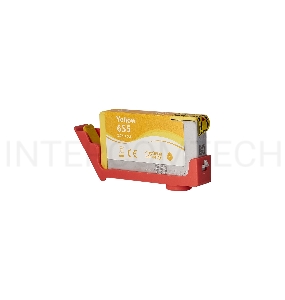 Струйный картридж Sakura CZ112AE (№655 Yellow) для HP, желтый, 11 мл., 600 к.