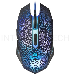 Мышь Defender Shock GM-110L [52110] {Проводная игровая мышь, оптика,6кнопок,800-3200dpi}