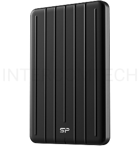 Накопитель External SSD Silicon Power 1.0Tb Bolt B75 Pro <SP010TBPSD75PSCK> (USB 3.1 Gen2 Type C, 520/450Mbs, противоударный MIL-STD 810G, 124х82х12mm, 85g) Black