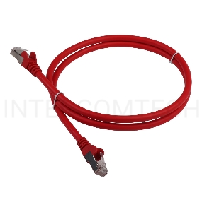 Патч-корд LANMASTER LSZH FTP кат.6, 1.0 м, красный
