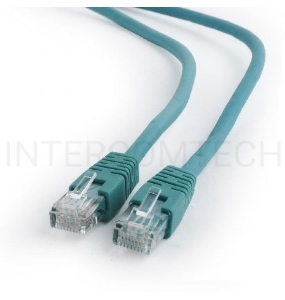 Патч-корд UTP Cablexpert кат.6, 1м, литой, многожильный (зелёный)