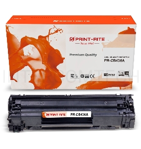 Картридж лазерный Print-Rite TFH920BPU1J PR-CB436A CB436A черный (2000стр.) для HP LJ P1505/ M1120/M1522