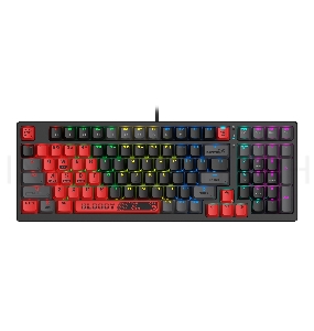 Клавиатура A4Tech Bloody S98 механическая красный/черный USB for gamer LED (SPORTS RED)