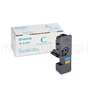 Тонер-картридж Kyocera TK-5240C (1T02R7CNL0) голубой для P5026cdn/cdw, M5526cdn/cdw 3000 стр.