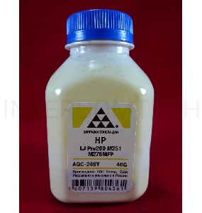 Тонер HP LJ Pro200 M251/M276MFP Yellow, (фл.40г.) AQC фас. Россия