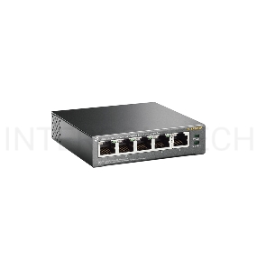 Коммутатор TP-Link SMB TL-SF1005P 5-портовый 10/100 Мбит/с настольный коммутатор с 4 портами PoE 