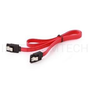 Кабель интерфейсный SATAIII Cablexpert CC-SATAM-DATA-XL, 100см, 7pin/7pin, защелка, пакет