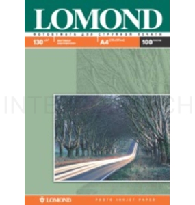 Фотобумага Lomond 0102004 A4/130г/м2/100л./белый матовое/матовое для струйной печати