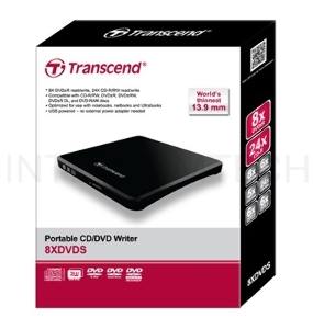 Привод DVD-RW Transcend TS8XDVDS-K черный USB slim внешний RTL