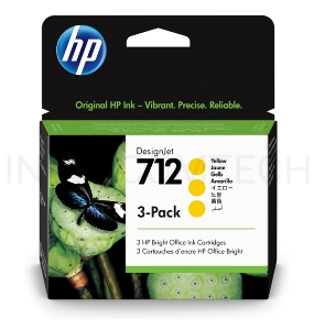 Картридж струйный HP 712 3ED79A желтый x3упак. (29мл) для HP DJ Т230/630