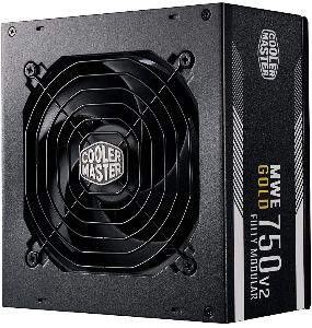 Блок питания 750 Ватт Power Supply Cooler Master MWE Gold V2 FM 750W A/EU Cable