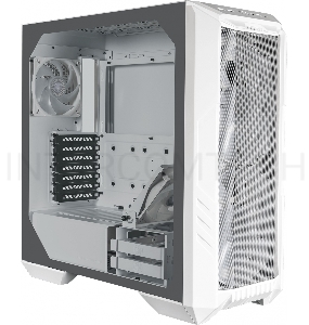 Корпус без блока питания Cooler Master MasterCase HAF 500P, USB3.0x2, USB3.2x1(TypeC), 2x200ARGBFans, 2x120Fan, White, Full Tower, w/o PSU