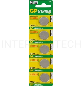 Батарея GP Lithium CR2025 (5шт)