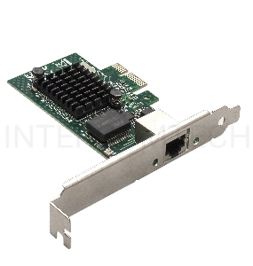 Сетевой адаптер ExeGate EXE-BCM5721 (PCI-E x1, порт 1xRJ45, 10/100/1000Mbps, Gigabit Chipset Broadcom BCM5721)