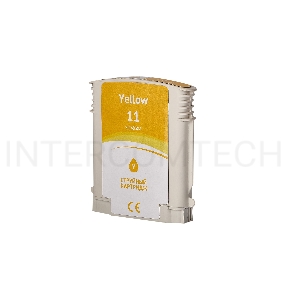 Струйный картридж Sakura C4838A (№11 Yellow) для HP, желтый, 29 мл., 2550 к.