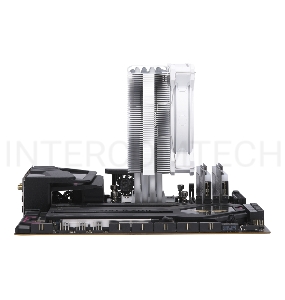 Кулер для процессора Cooler Master Hyper 212 Halo White (150W, 4-pin, 154mm, tower, Al/Cu, fans: 1x120mm/51.88CFM/27dBA/2050rpm, White, 1700/1200/115x/AM4/AM5)