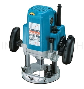 Фрезеры Makita 3612C Фрезер, {1850Вт,9000-23000об\м,ход-60мм,цанга-12мм,6кг,кор,пл пуск, эл тормоз, направл}