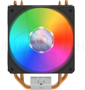 Кулер Cooler Master Hyper 212 Spectrum V2 (150W, 4-pin, 157mm, tower, Al/Cu, RGB, fans: 1x120mm/62CFM/27dBA/1800rpm, 1200/115x/AM4)