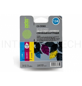 Картридж струйный Cactus CS-C9363 цветной для №134 HP DJ460/5740/5743/5793/5940 (18ml)