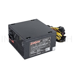 Блок питания 500W Exegate 500NPXE(+PFC), ATX, black, 12cm fan, 24+4pin, 6pin PCI-E, 3*SATA