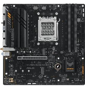 Материнская плата Asus TUF GAMING A620M-PLUS WIFI SocketAM5 AMD A620 4xDDR5 mATX AC`97 8ch(7.1) 2.5Gg RAID+HDMI+DP